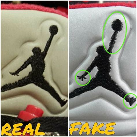 how to tell if jordan shoes are fake|knock off jordans logo.